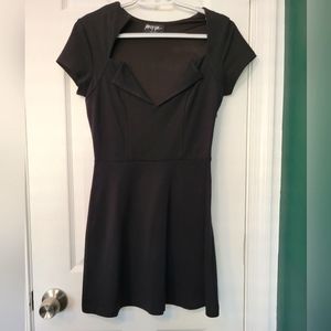 NWOT Low Cut Black Dress